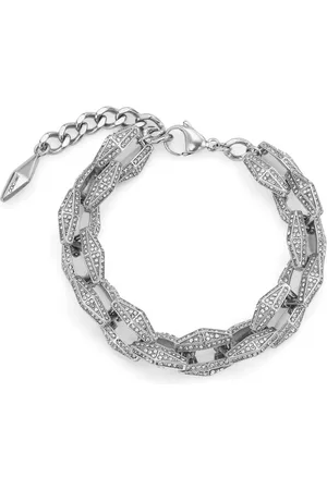 Jimmy Choo Pulsera Diamond Chain con detalles de cristal