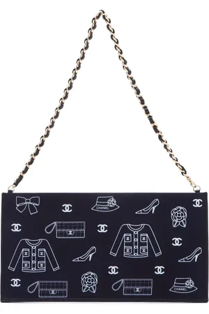 CHANEL Bolso de hombro Icon con cadena 2002