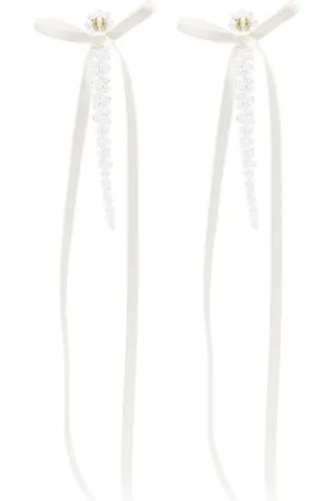 Simone Rocha Pendientes con colgante con cuentas