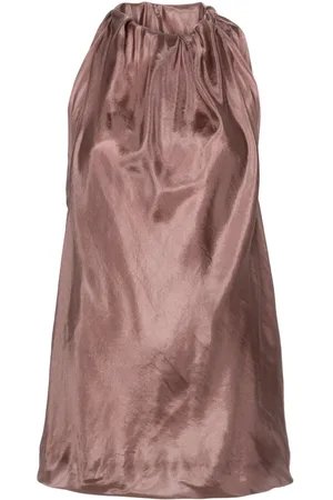 Rick Owens Blusa Bag con detalle fruncido