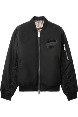 Charles Jeffrey Loverboy Chaqueta bomber con logo de apliques