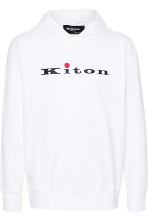 Kiton Sudadera con capucha y logo