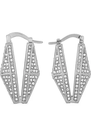 Jimmy Choo Pendientes Diamond Chain con cristales