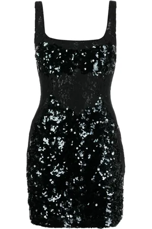 Cynthia Rowley Vestido corto con lentejuelas