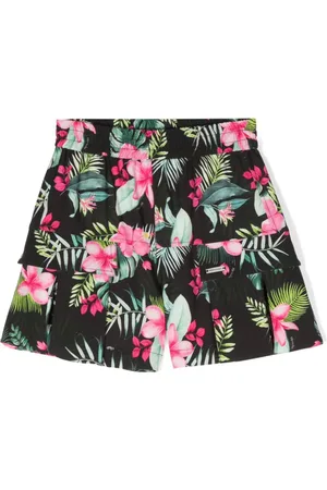 MONNALISA Bermudas cargo con motivo floral