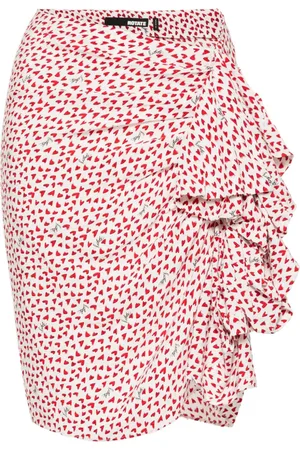 ROTATE Minifalda con corazones estampados