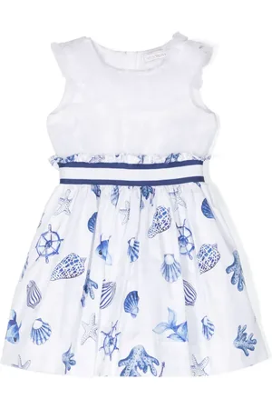 MONNALISA Vestido con estampado marino