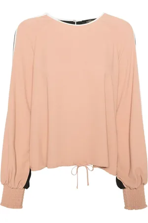 Twin-Set Blusa con diseño colour block