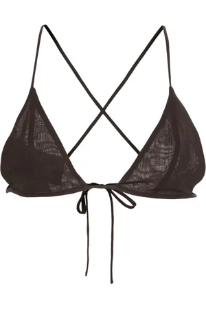 Serafini Top corto con cuello halter