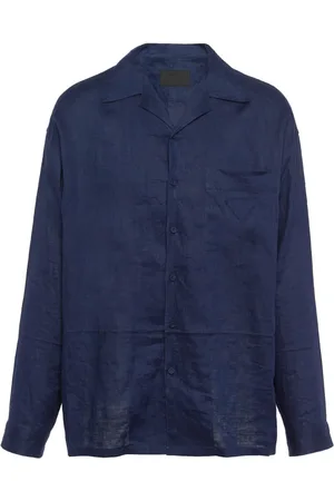 Prada Camisa con solapa de muesca