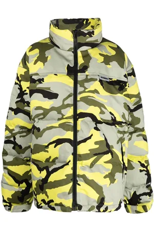 Vetements Plumífero con diseño militar