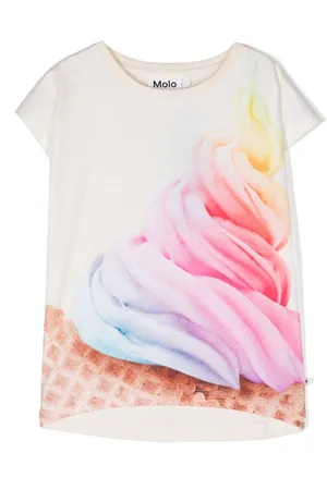 Molo Camiseta Ragnhilde con helado estampado