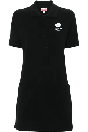 Kenzo Vestido tipo polo con motivo Boke Flower