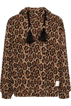 Emporio Armani Sudadera con motivo de leopardo y capucha