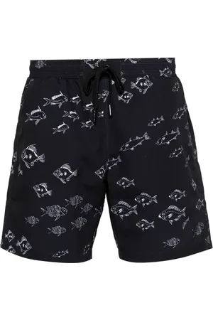 BRIONI Bañador con peces estampados