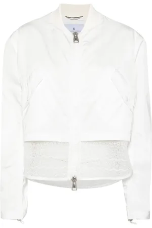 ERMANNO SCERVINO Chaqueta bomber con diseño a capas