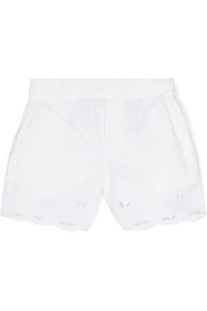 Stella McCartney Bermudas con bordado inglés