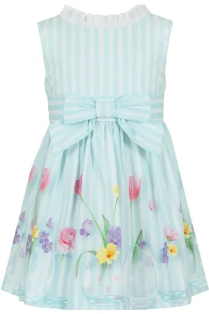 Lapin House Vestido a rayas con motivo floral