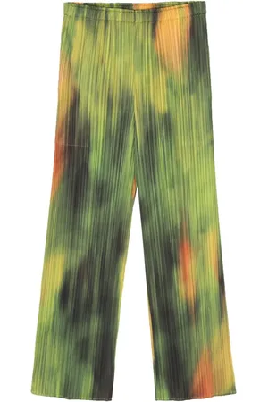 PLEATS PLEASE ISSEY MIYAKE Pantalones Turnip Spinach plisado