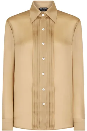 Tom Ford Camisa con panel plisado