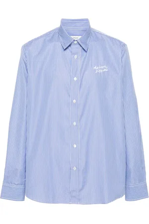 Maison Kitsuné Camisa con logo bordado