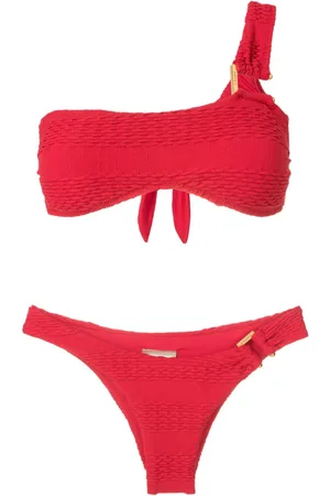 AMIR SLAMA Bikini con acabado texturizado
