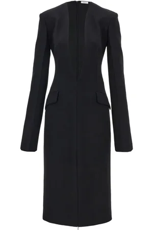 Salvatore Ferragamo Vestido con cuello en V