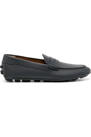 Bally Mocasines drive con logo perforado