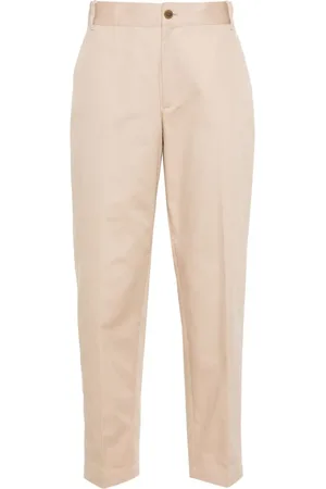 Maison Kitsuné Pantalones con logo bordado