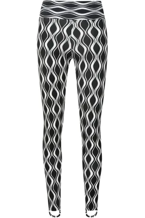 AMIR SLAMA Leggins de talle alto con ondas