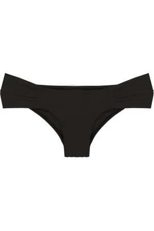 AMIR SLAMA Bragas de bikini fruncidas de talle bajo