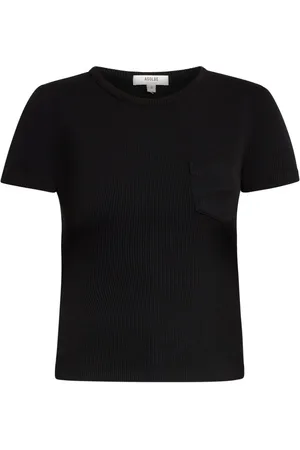 AGOLDE Camiseta de canalé fino