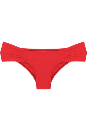 AMIR SLAMA Bragas de bikini fruncidas de talle bajo