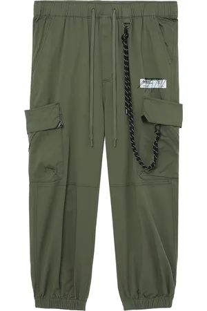 Musium Div. Pantalones cargo con cinturilla elástica