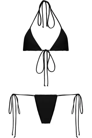 AMIR SLAMA Bikini con cuello halter