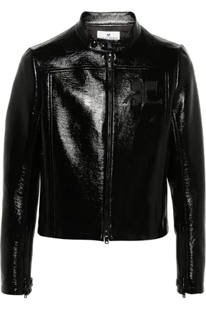 Courrèges Chaqueta con aplique del logo