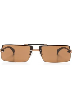 Salvatore Ferragamo Gafas de sol con montura rectangular