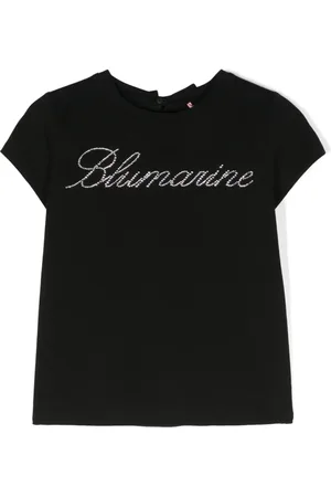 MISS BLUMARINE Camiseta con apliques de strass