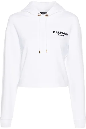 Balmain Sudadera con capucha y logo