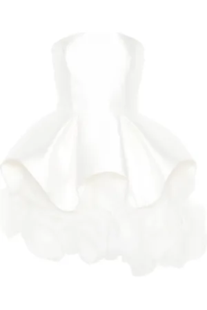 Ana Radu Vestido corto con apliques florales