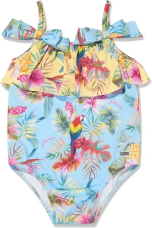 PATACHOU Bañador con estampado tropical