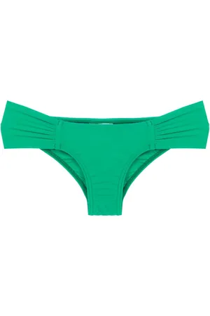 AMIR SLAMA Bragas de bikini fruncidas de talle bajo