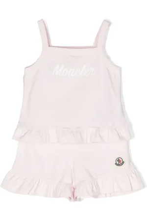 Moncler Conjunto con aplique del logo