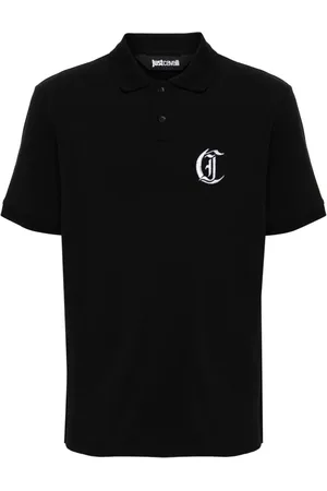 Roberto Cavalli Polo con monograma bordado