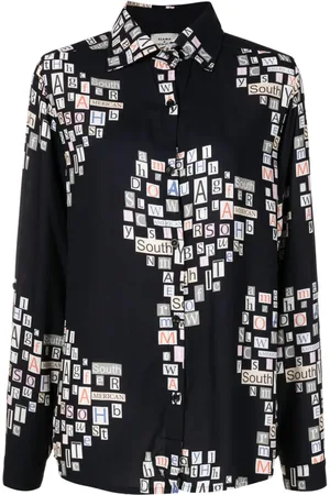 AMIR SLAMA Camisa con estampado gráfico