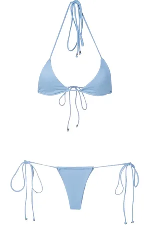AMIR SLAMA Bikini con cuello halter