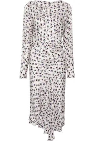 Isabel Marant Vestido midi Ulani asimétrico