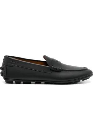 Bally Mocasines drive con logo perforado