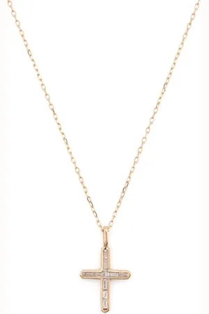 Adina Reyter Collar con colgante en oro amarillo de 14kt con diamantes