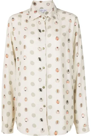 AMIR SLAMA Camisa con estampado gráfico